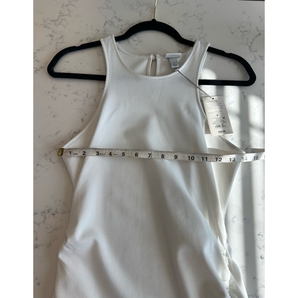 A New Day Sleeveless Ponte Racerback Midi Dress - Size Small - Picture 8 of 9